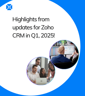 Highlights from updates for Zoho CRM in Q1, 2025!